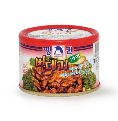 Penguin Silkworm Pupa Seasoned with Soy Sauce & Sugar
